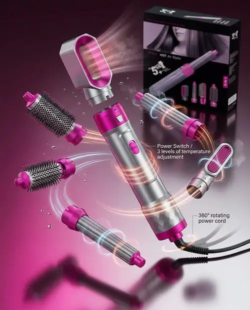 Hair Dryer 5-In-1 Multifunctional Styling Kit