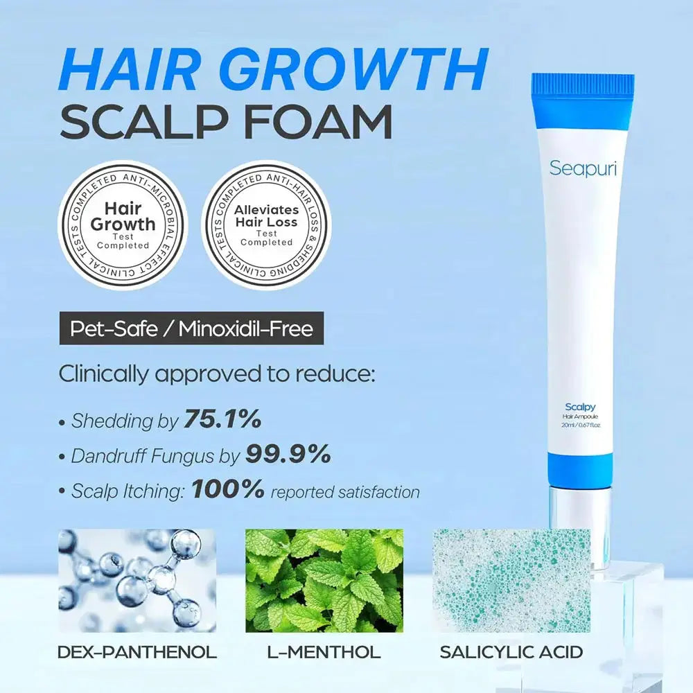 SEAPURI Hair Growth Serum – Anti Hair Fall & Scalp Repair